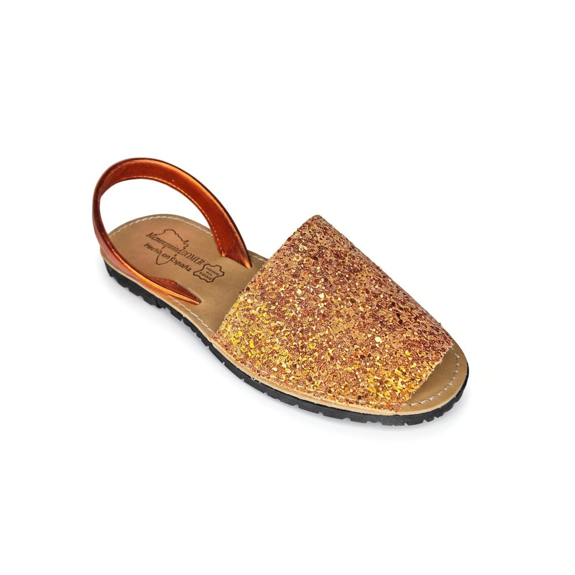 Minorquines - Orange Glitter