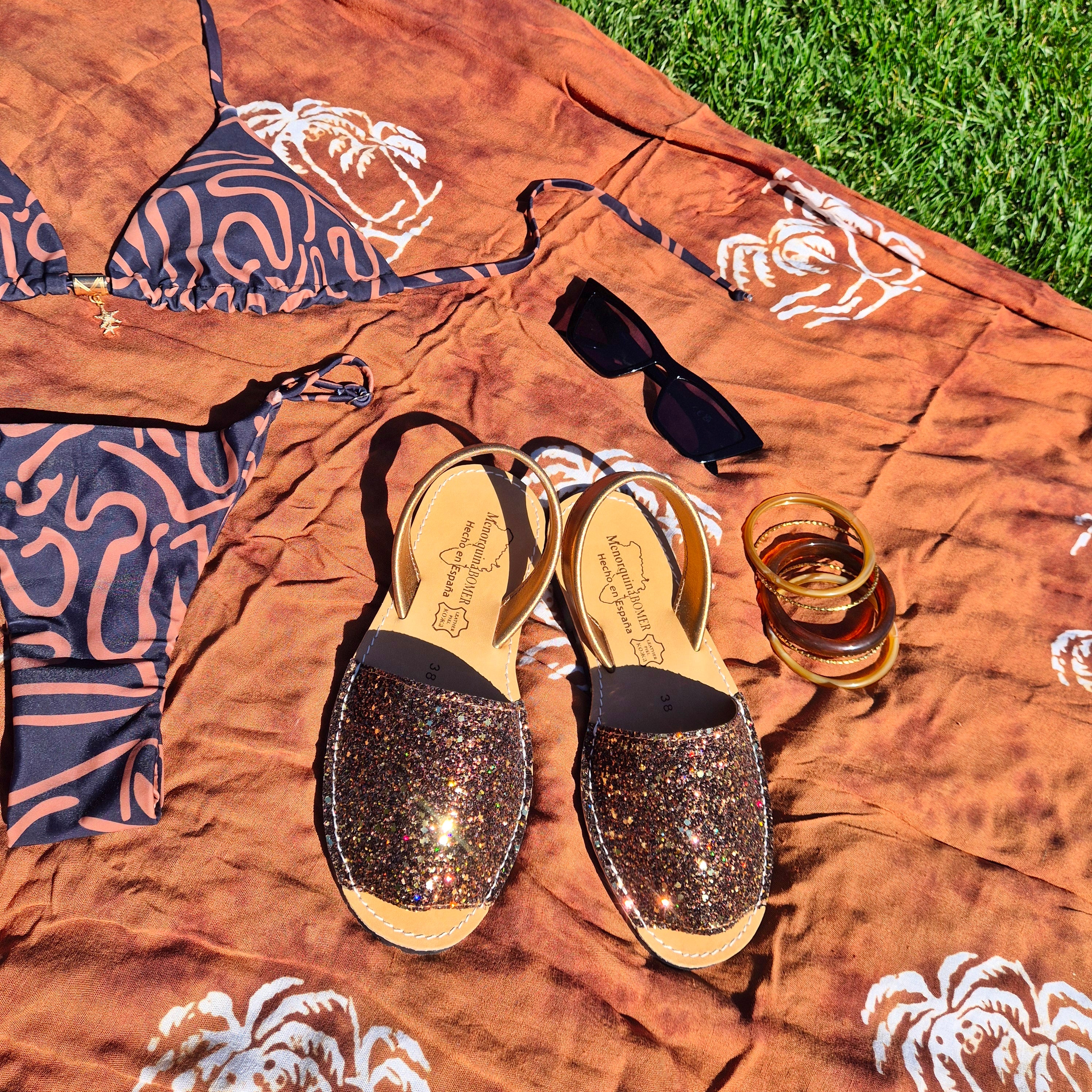 Minorquines - Glitter Bronze