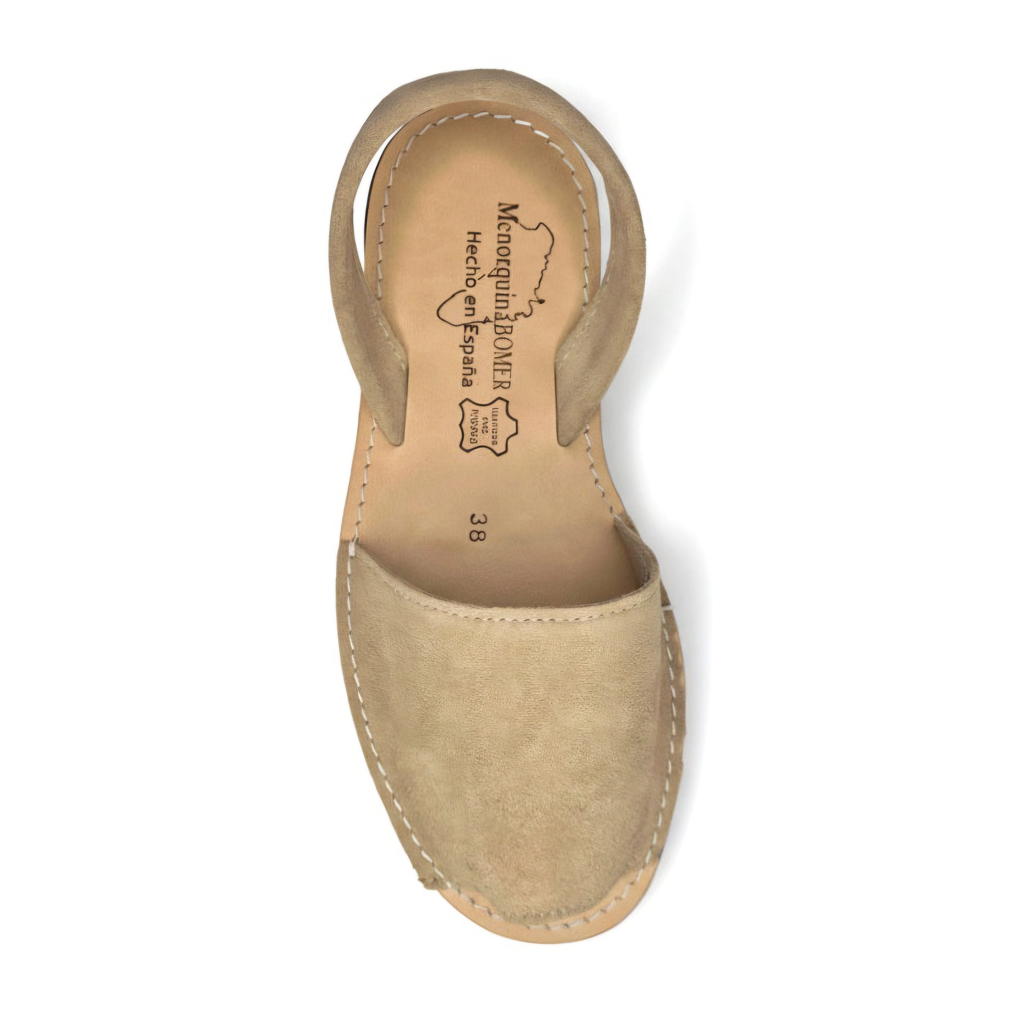 Minorcan sandals - Suede Taupe