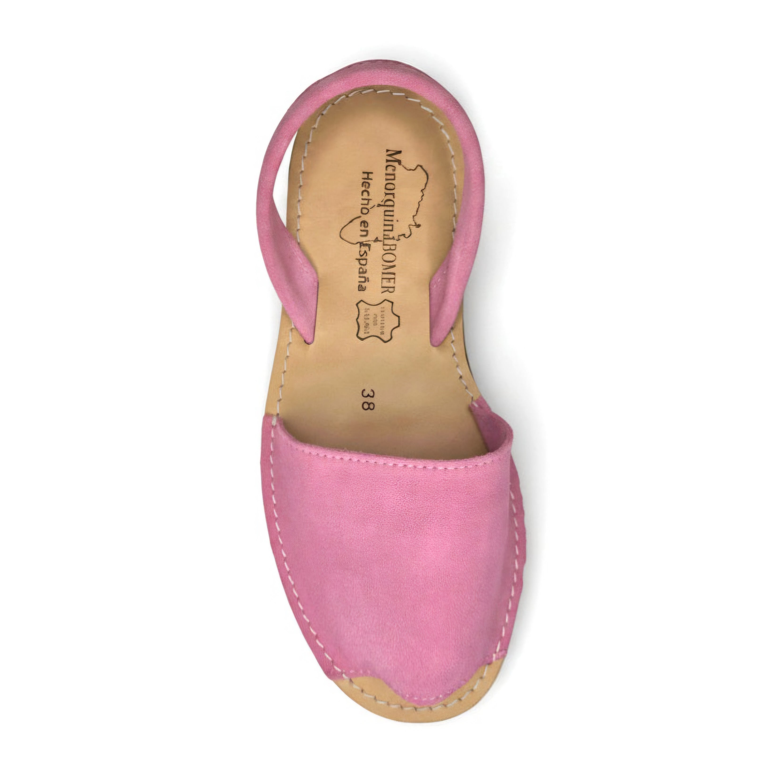 Menorcan Sandals - Pink Suede