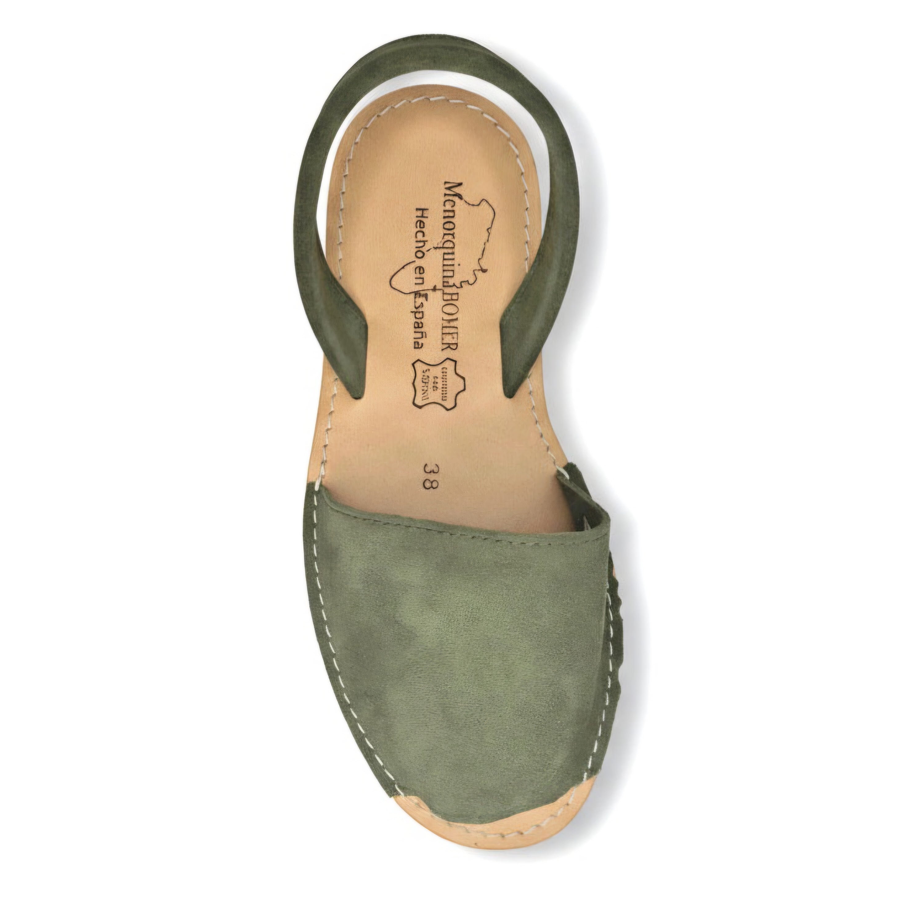 Minorcan Sandals - Moss Suede