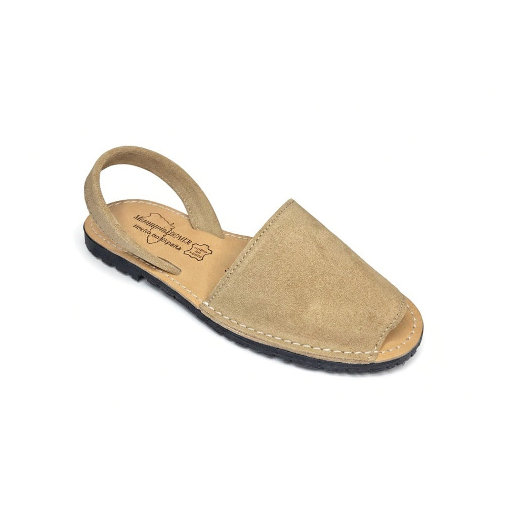 Minorcan sandals - Suede Taupe
