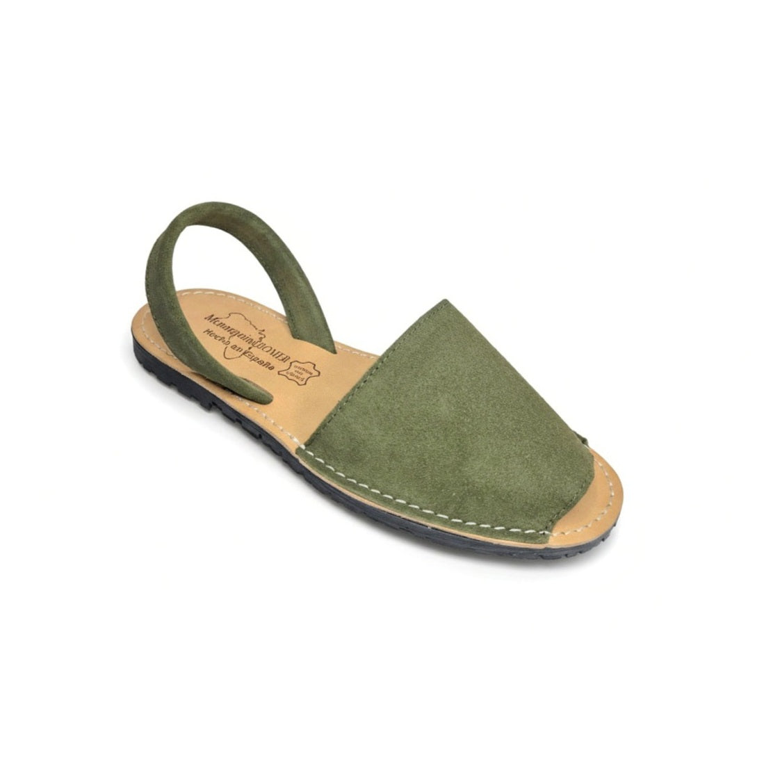 Minorcan Sandals - Moss Suede