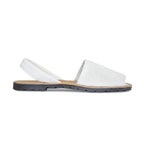 Minorquines - Serraje Glitter Blanco