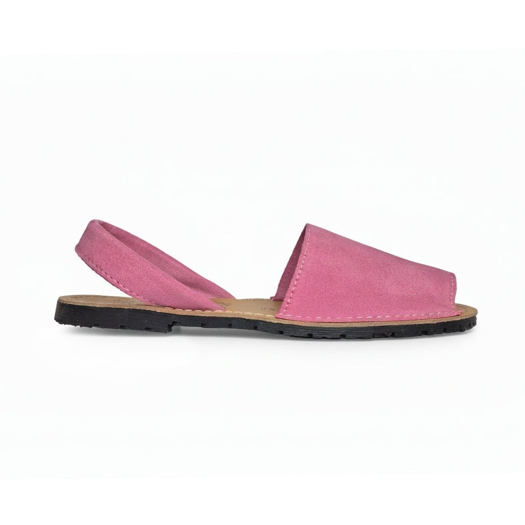 Menorcan Sandals - Pink Suede