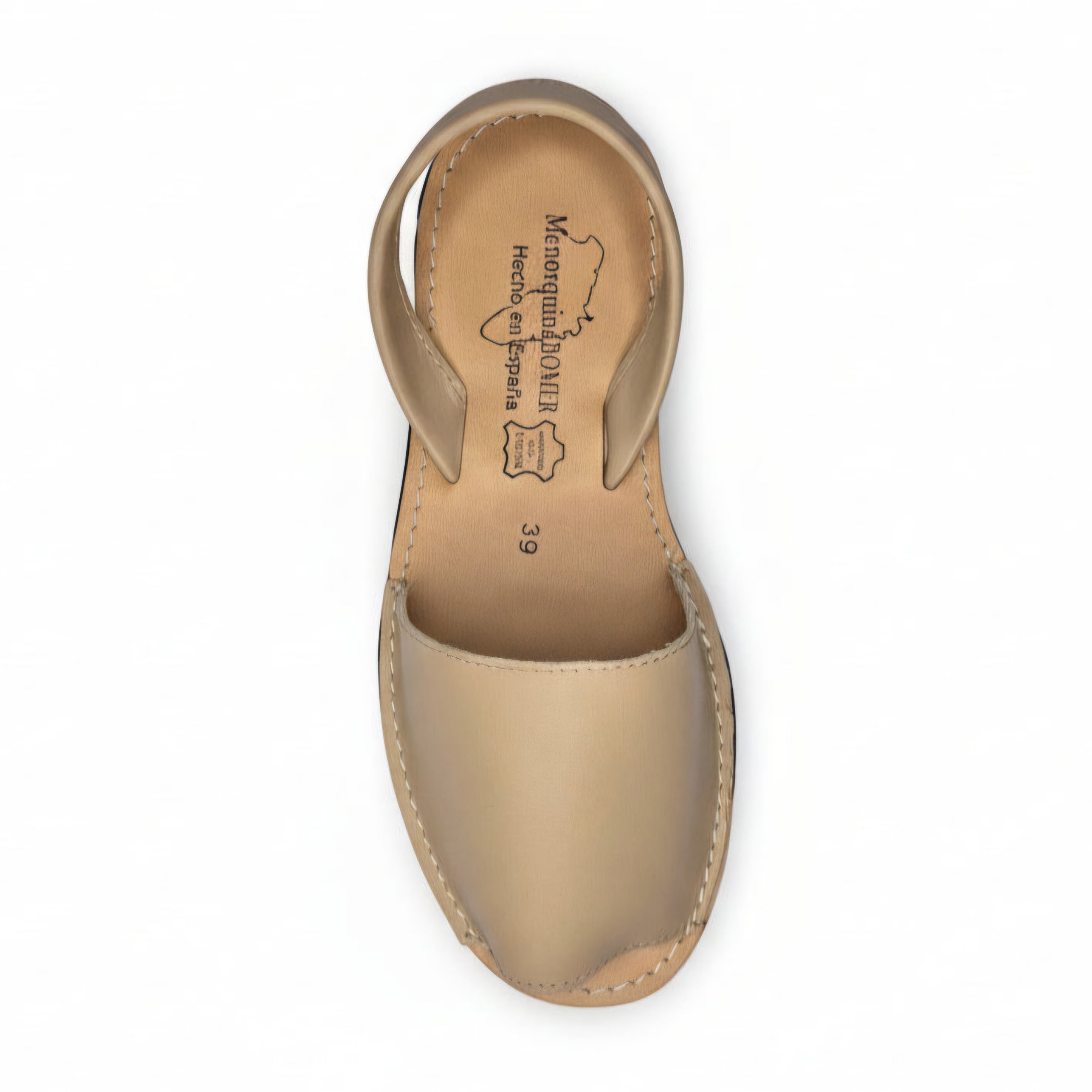 Minorcan Sandals - Natural Napa Leather