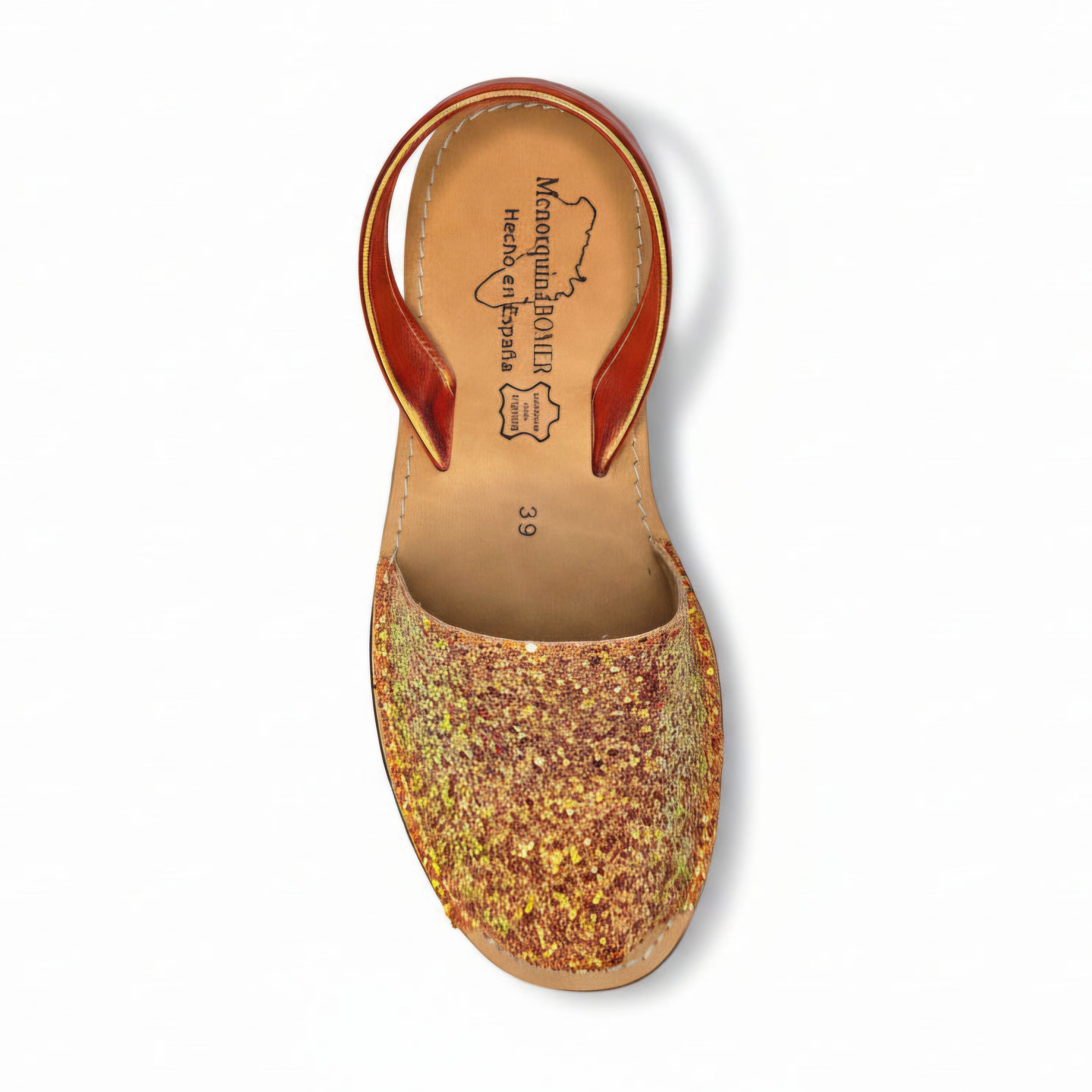 Minorquines - Orange Glitter