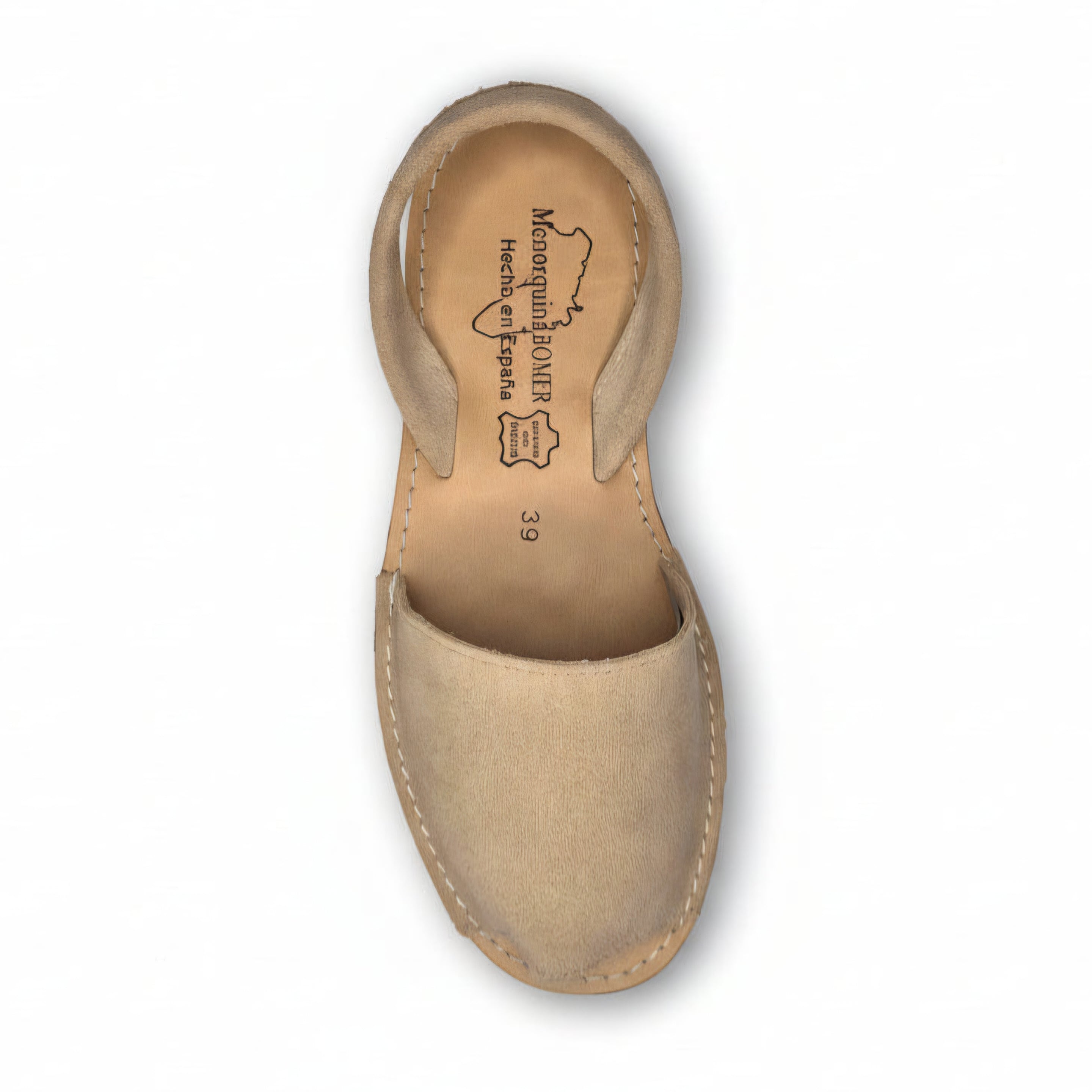 Minorquines - Wildleder Beige