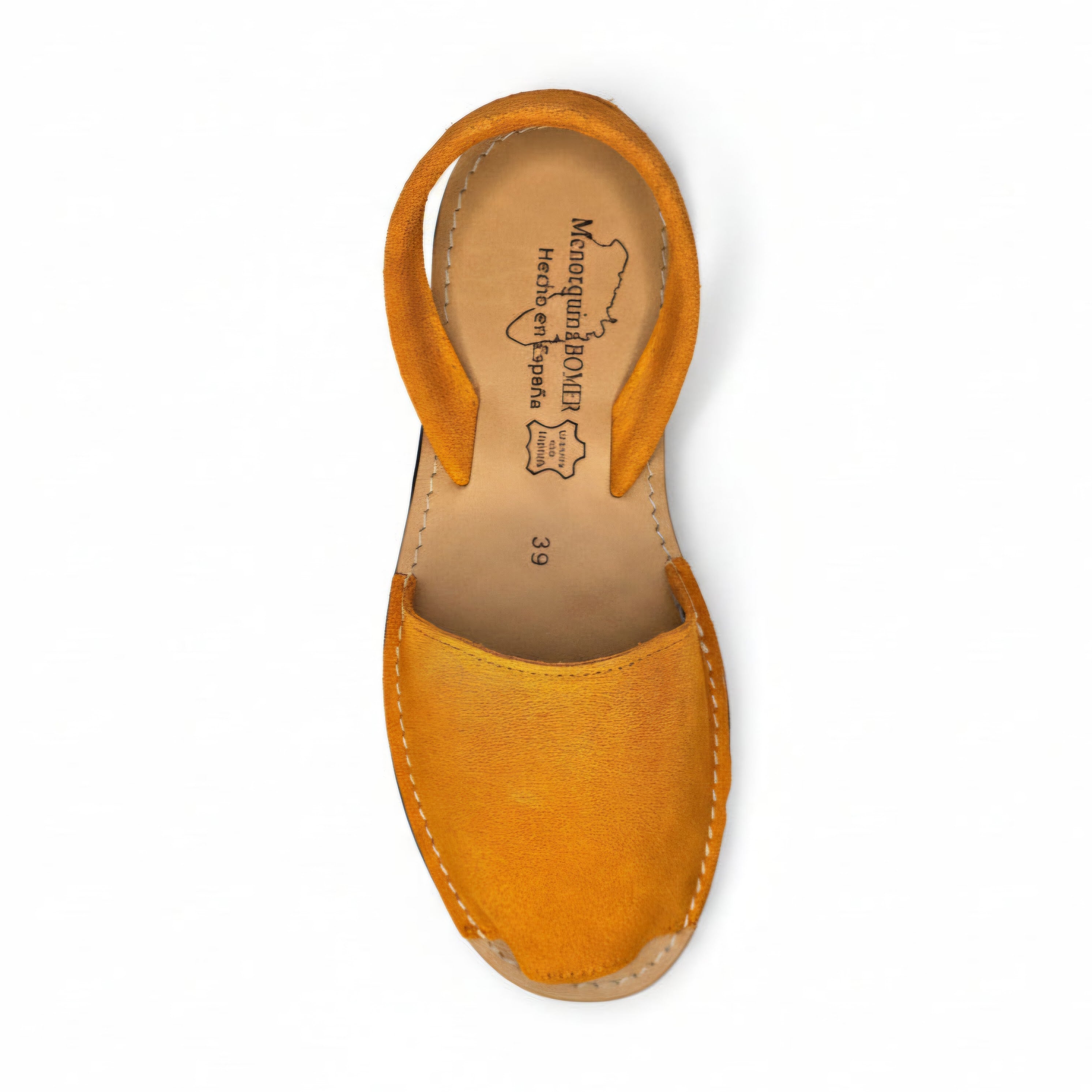 Minorcan sandals - Suede Mandarin