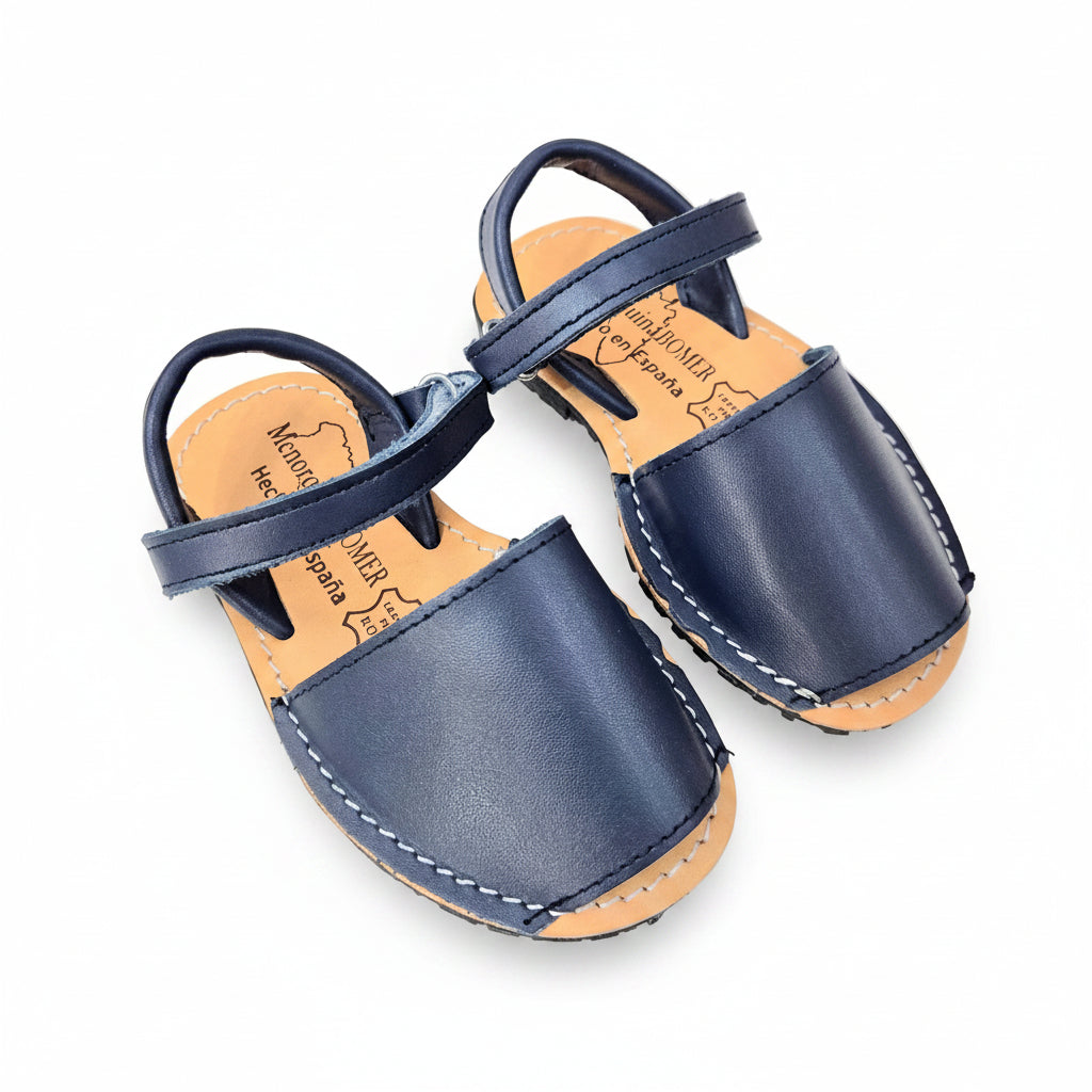 Minorquines enfant - Bleu marine