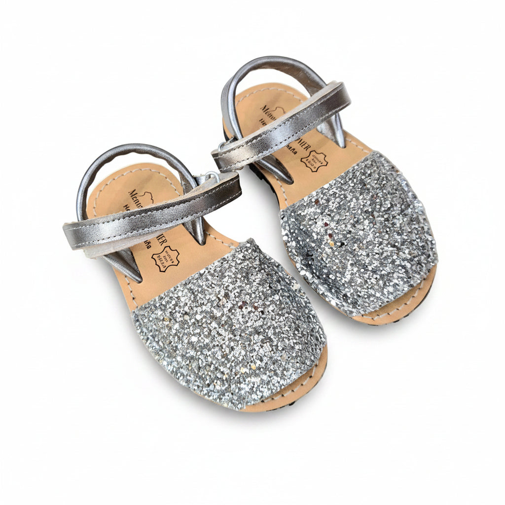 Minorquines enfant - Glitter Plata