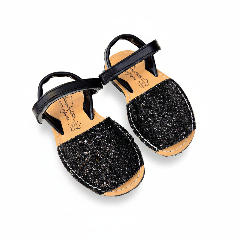 Minorquines enfant - Glitter Negro
