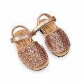 Minorquines enfant - Glitter Nude