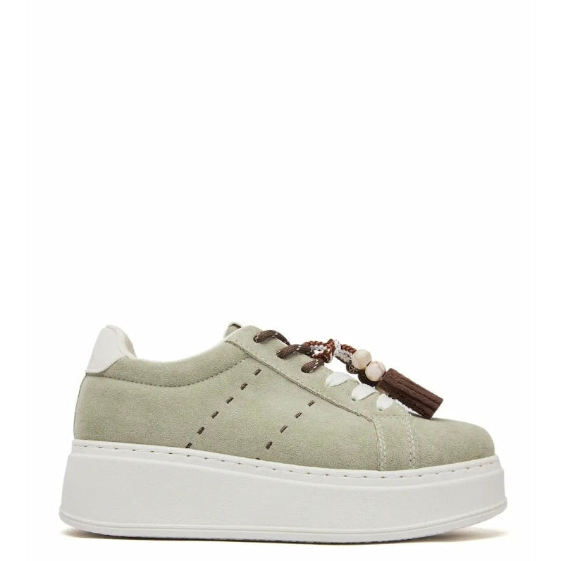 Baskets à double lacets & Charms - Vert