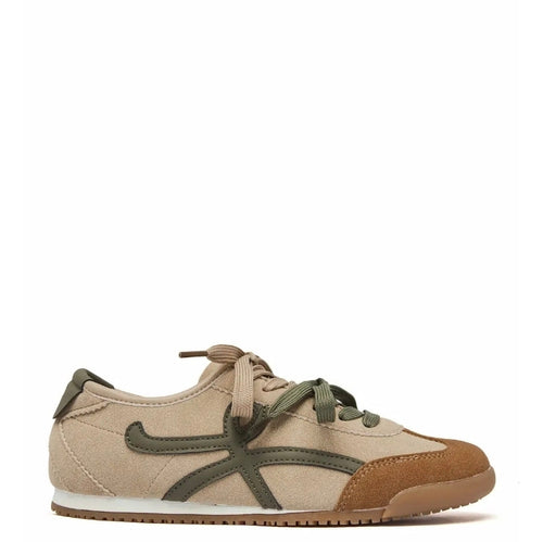 Baskets basses rétro - Beige