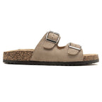 Sandales double brides - Taupe