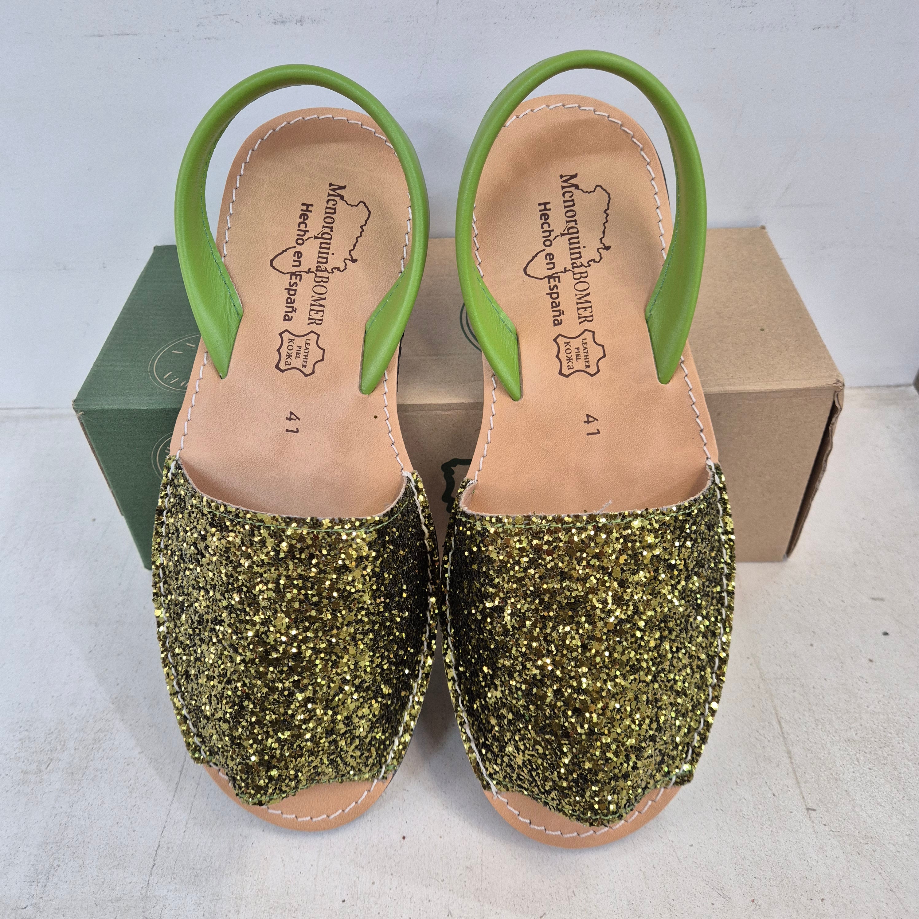 Minorquines - Glitter Khaki