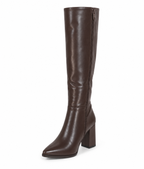 Bottes à talons - Chocolat