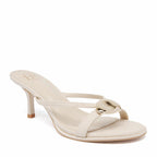 Sandales à talons - Crème