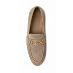 Mocassins bi-matière - Taupe