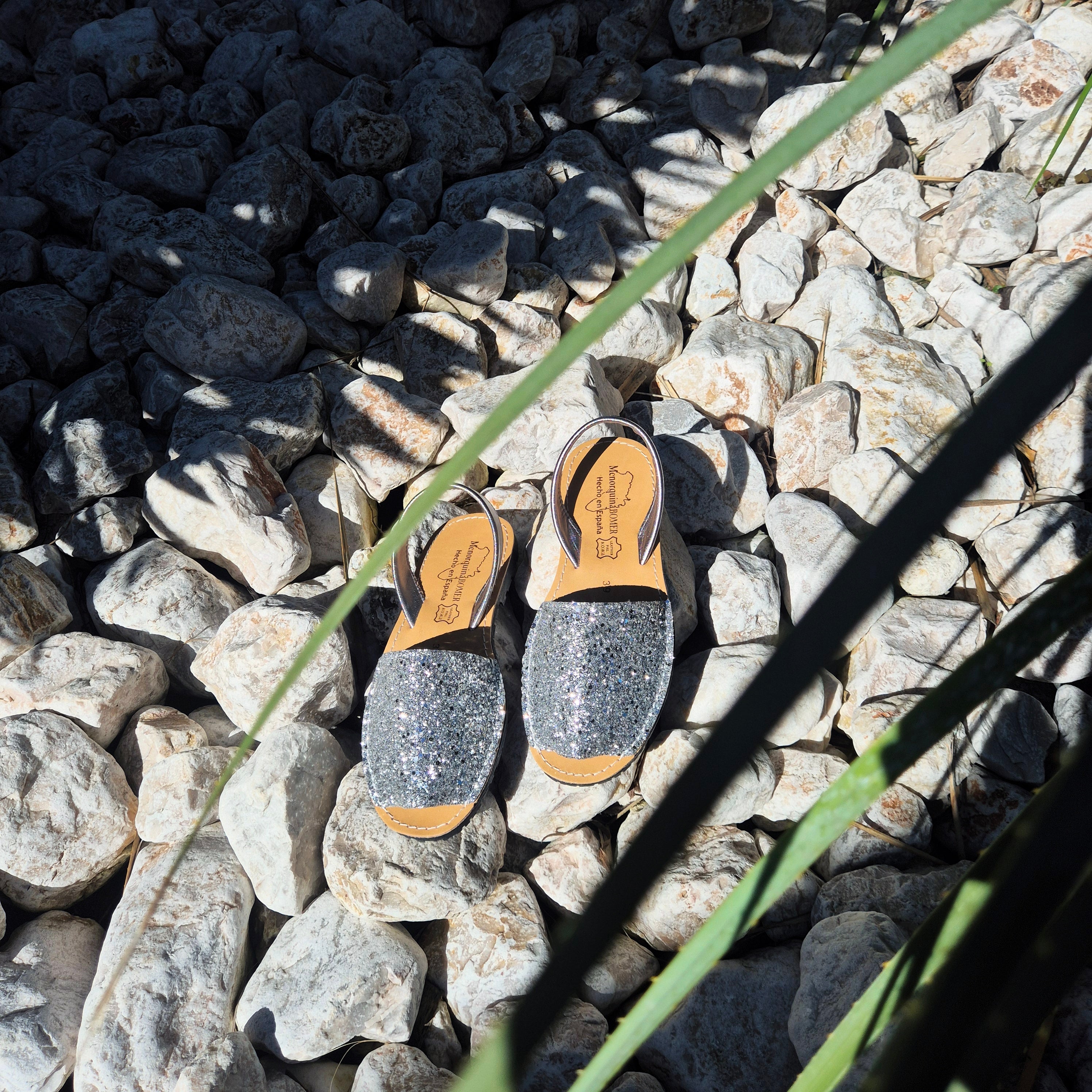 Minorquines - Silver glitter