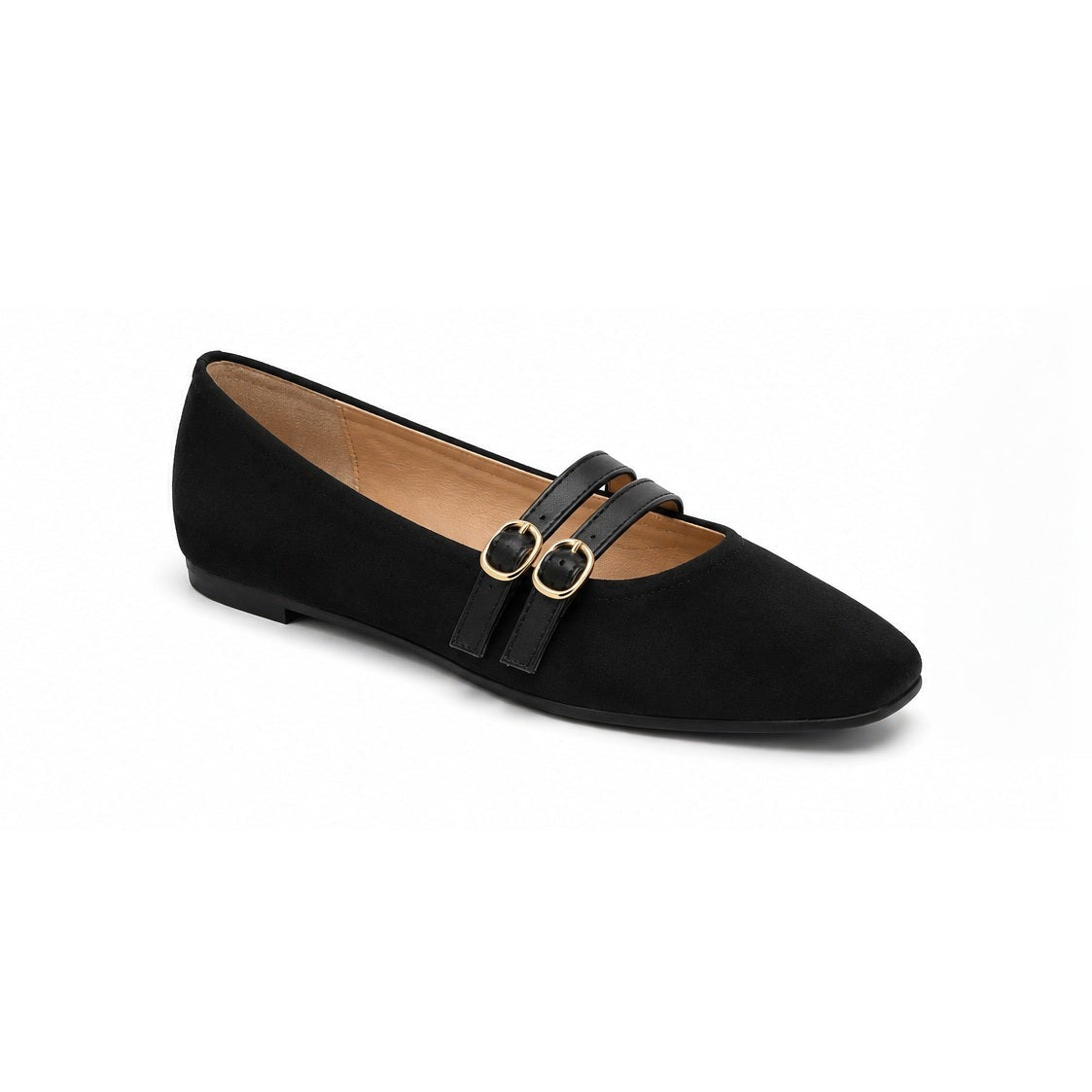Ballerines doubles boucles - Noir