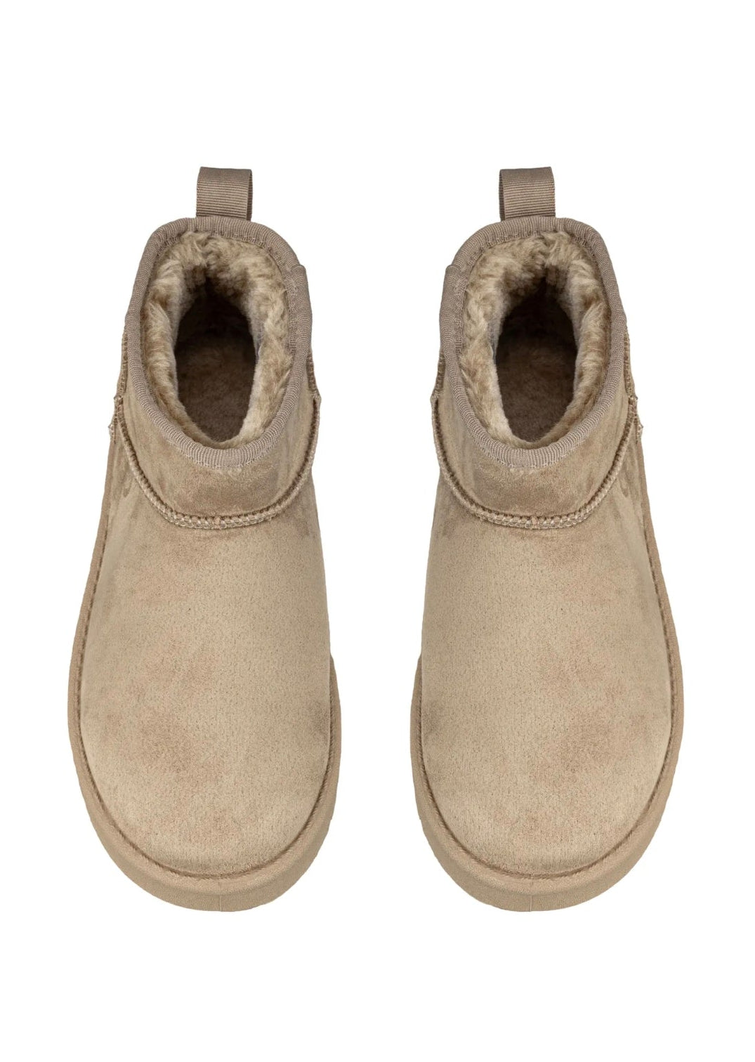 Bottines fourrées - Taupe