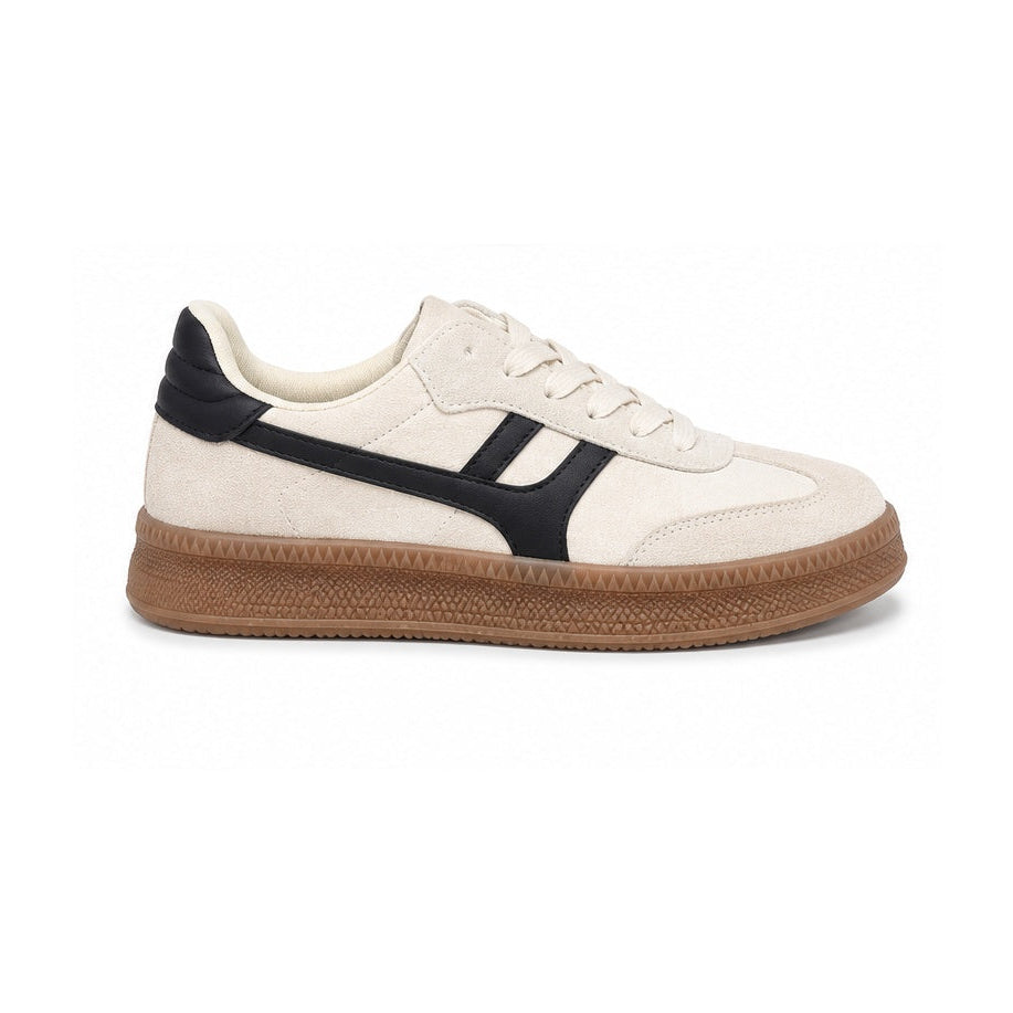 Baskets en suédine - Beige