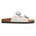 Sandales double brides - Blanc
