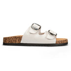 Sandales double brides - Blanc
