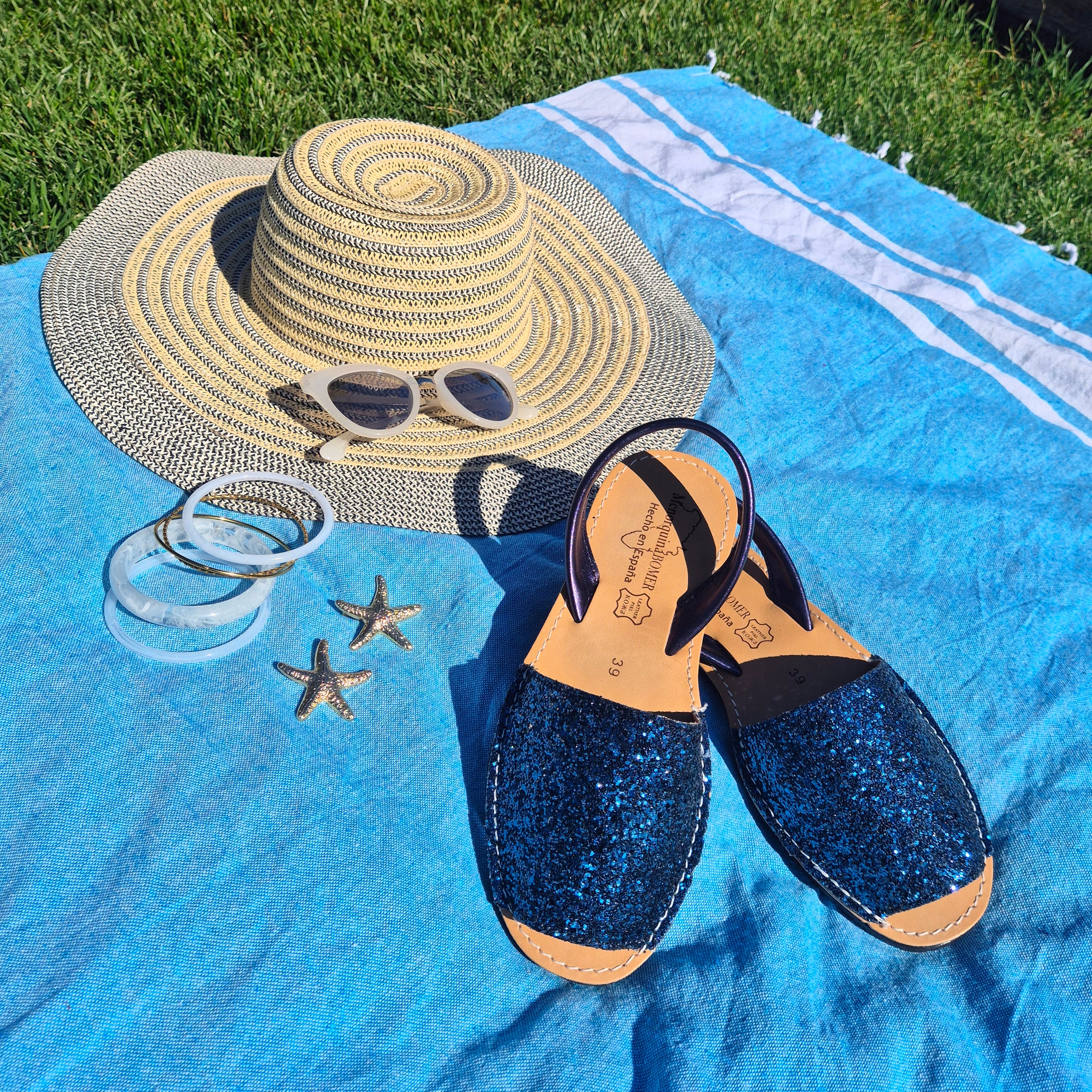 Minorquines - Glitter Blue