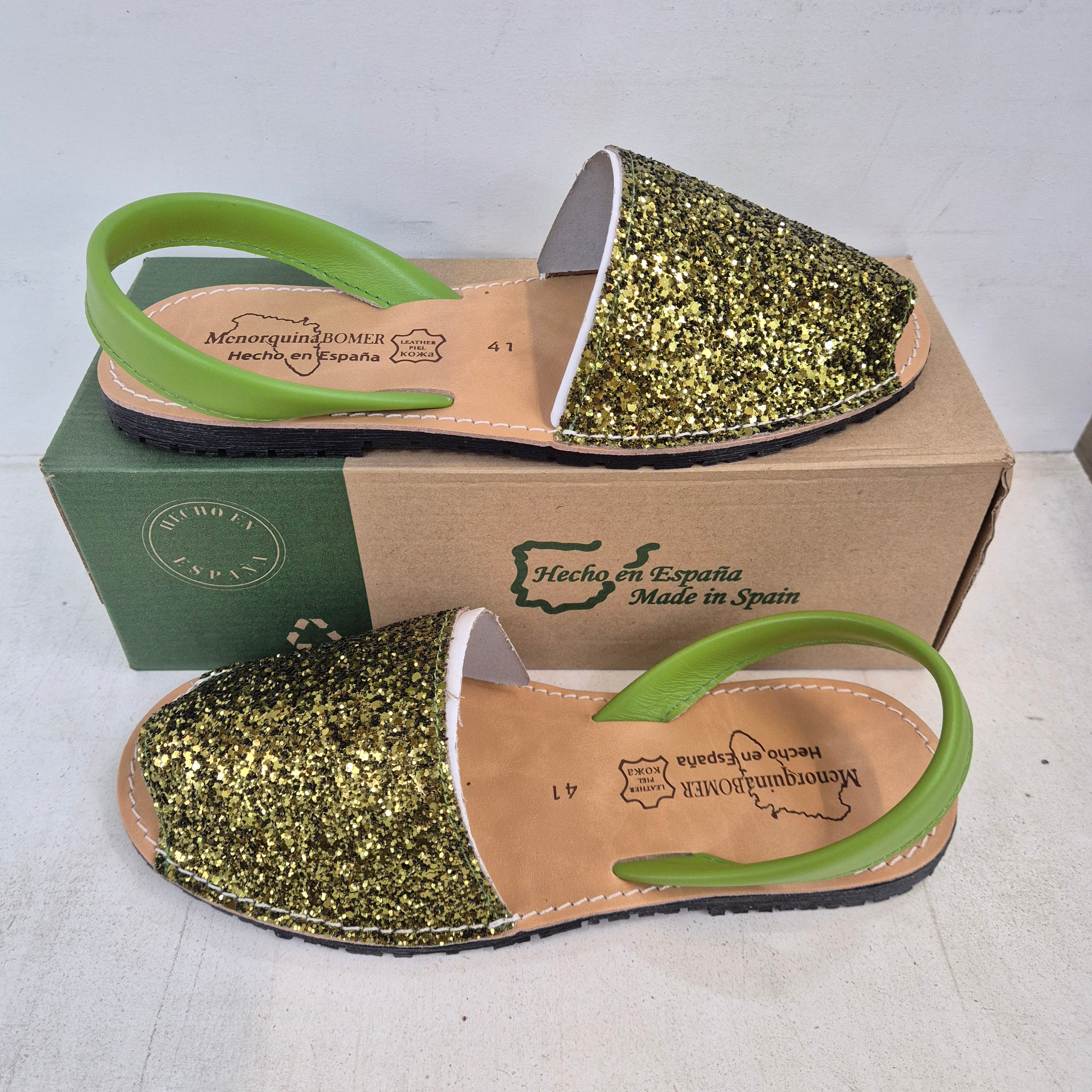 Minorquines - Glitter Khaki