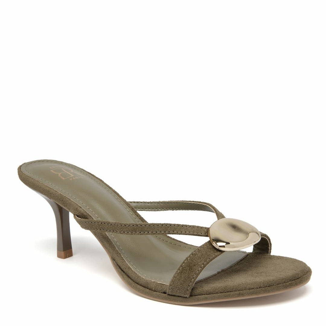Sandales à talons - Kaki