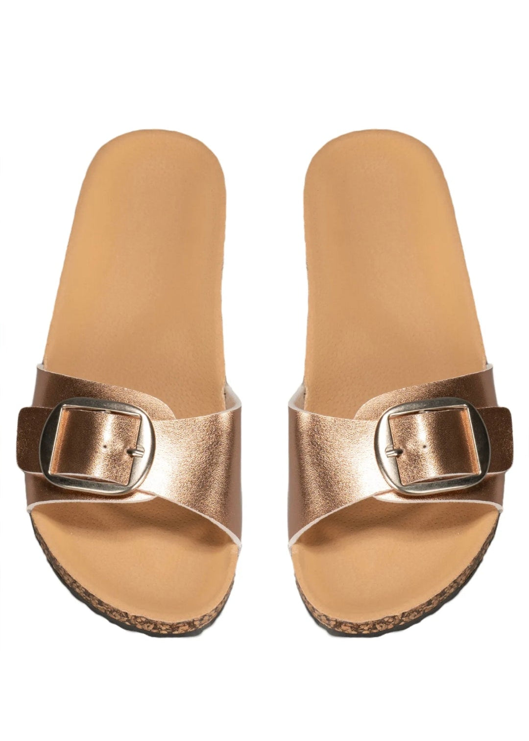 Sandales une bride - Rose gold