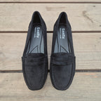 Billie - Mocasín de ante - Negro